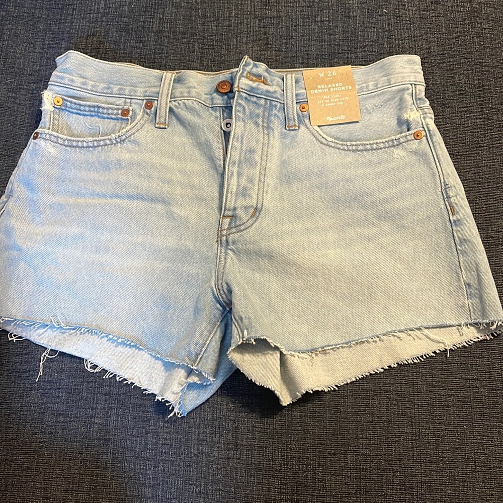 Madewell relaxed denim shorts